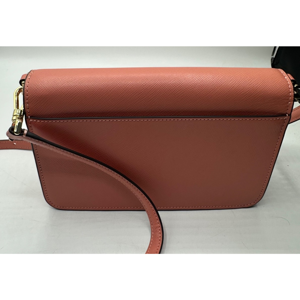 Kate Spade Madison Small Flap Crossbody Pink Chain Shoulder Strap Leather - Picture 3 of 7